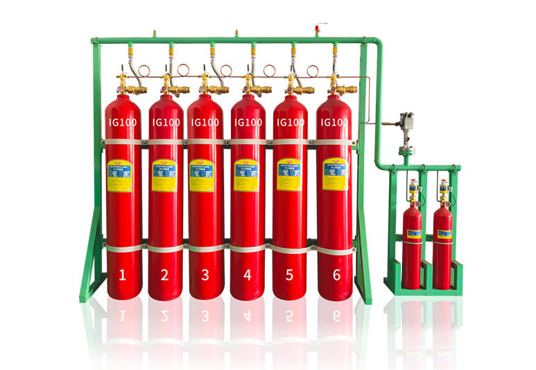 IG100气体灭火装置丨管网式气体灭火系统丨瓶组式IG100